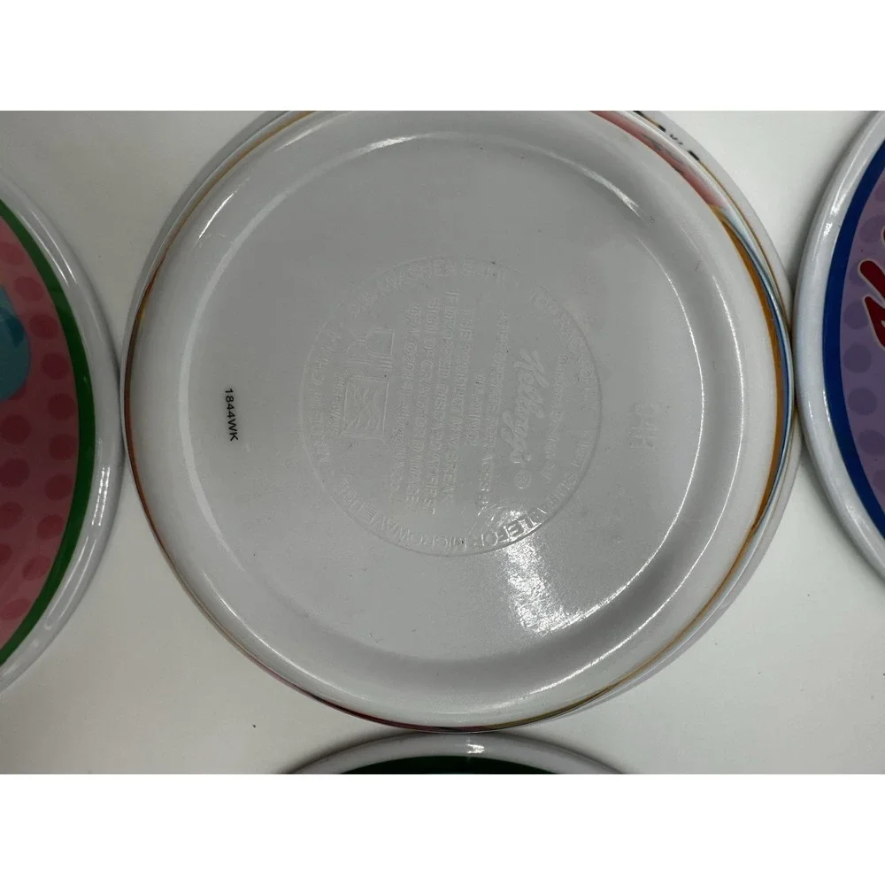 Lot of 7 Vintage Style Kellogg's Cereal Melamine Bowls 2014 Tony Toucan Sam